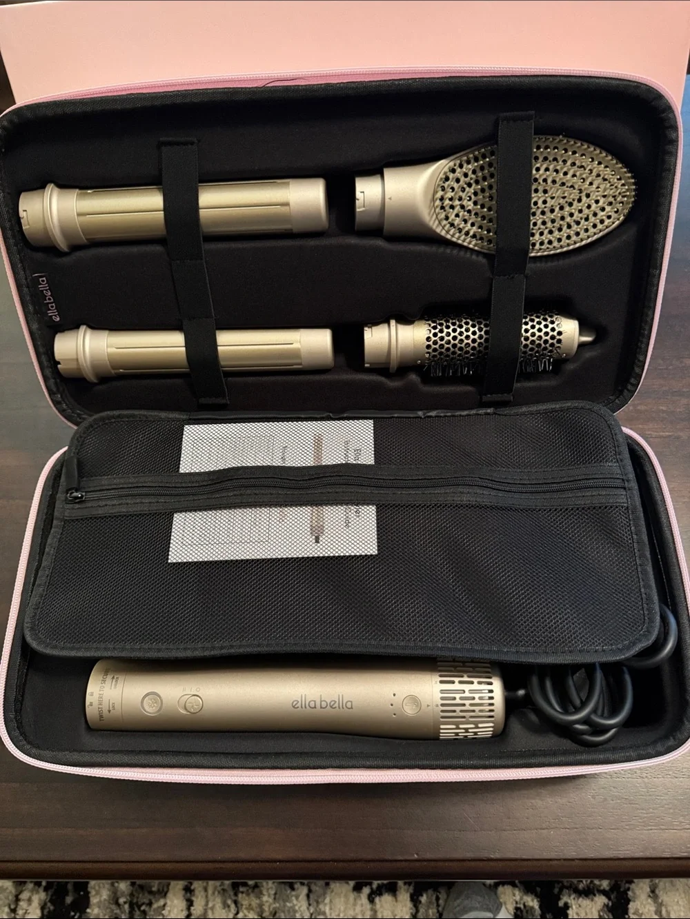 Ella Bella 6 In 1 Professional Hot Air Styler In Picture It Isnt Pink Case Is.
